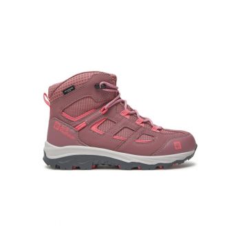 Bocanci trekking dama  304869068 - Piele ecologica - Roz