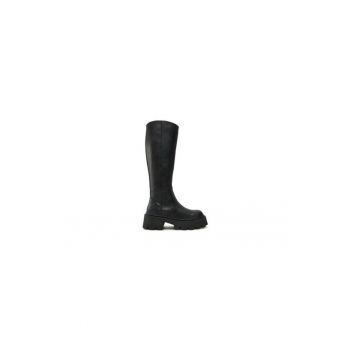 Cizme dama  304484223 - Piele ecologica - Negru