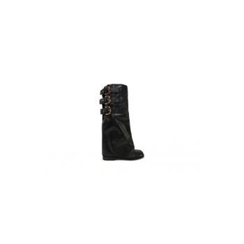 Cizme dama  305208590 - Piele naturala - Negru