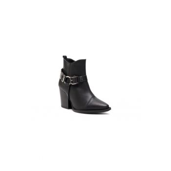 Ghete dama  207393141 - Piele ecologica - Negru