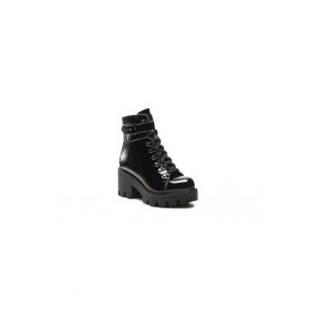 Ghete dama  301100591 - Piele ecologica - 39 EU - Negru