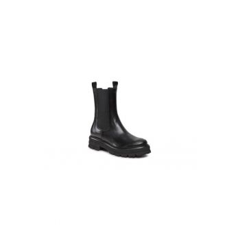 Ghete dama  303022495 - Piele naturala - 38 EU - Negru