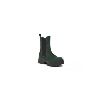 Ghete dama  303075033 - Piele naturala - 35 EU - Verde