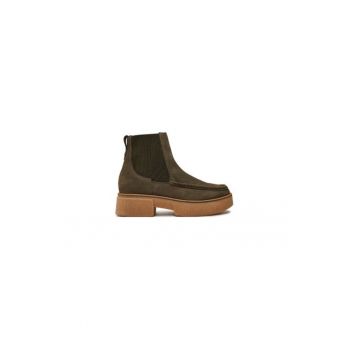 Ghete dama  304163906 - Piele naturala - Verde