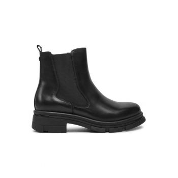 Ghete dama  304310676 - Piele naturala - 36 EU - Negru