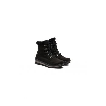 Ghete dama  304311819 - Piele naturala - Negru