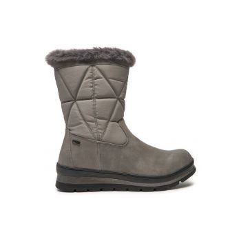 Ghete dama  304312052 - Piele naturala - Gri