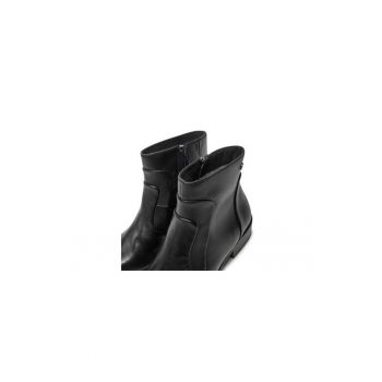 Ghete dama  304317293 - Piele ecologica - 37.5 EU - Negru