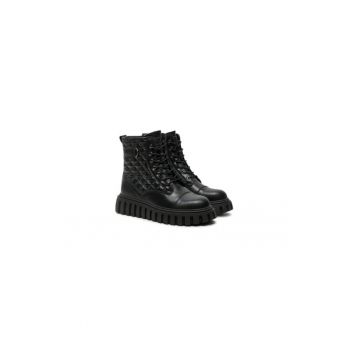 Ghete dama  304321306 - Piele naturala - Negru