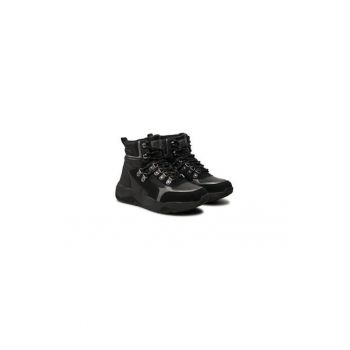 Ghete dama  304322099 - Piele ecologica - Negru