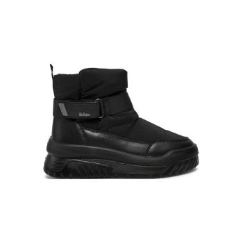 Ghete dama  304322761 - Piele ecologica - Negru