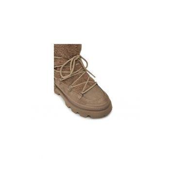 Ghete dama  304322839 - Piele ecologica - 37 EU - Bej