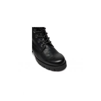 Ghete dama  304338397 - Piele naturala - 40 EU - Negru