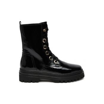 Ghete dama  304338434 - Piele naturala - Negru
