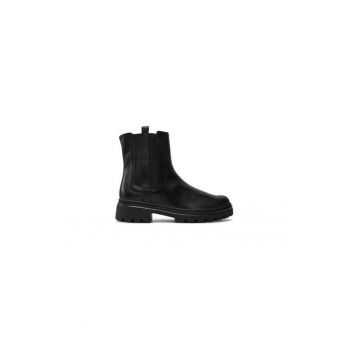 Ghete dama  304338533 - Piele naturala - Negru