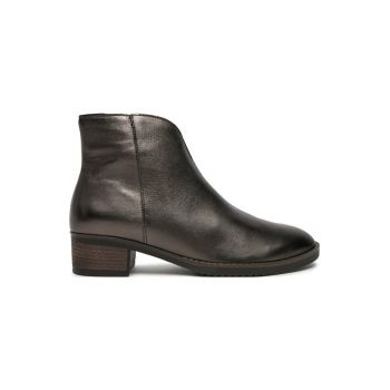Ghete dama  304338892 - Piele naturala - Gri