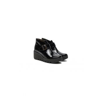 Ghete dama  304465628 - Piele naturala - Negru
