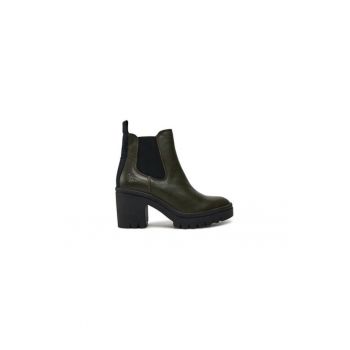 Ghete dama  304466052 - Piele naturala - Verde