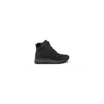 Ghete dama  304472817 - Piele naturala - Negru