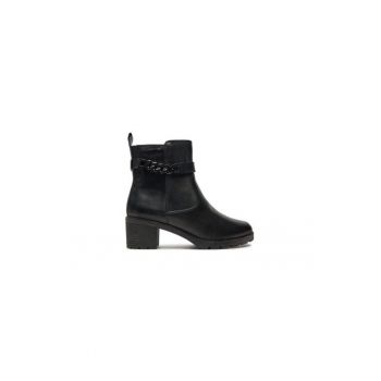 Ghete dama  304492440 - Piele naturala - Negru