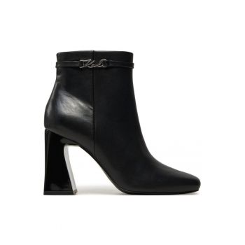 Ghete dama  304499036 - Piele naturala - 41 EU - Negru