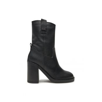 Ghete dama  304501890 - Piele naturala - Negru