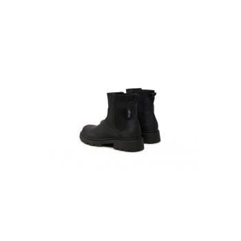 Ghete dama  304836602 - Piele ecologica - Negru