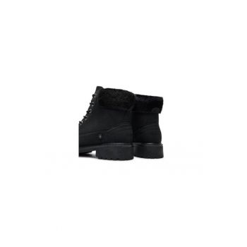 Ghete dama  304836657 - Piele ecologica - Negru