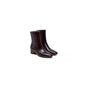 Ghete dama  304944536 - Piele naturala - Maro