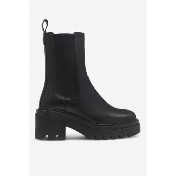 Ghete dama  5903419555749 - Piele naturala - Negru