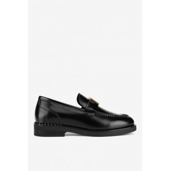 Mocasini dama  5903419650062 - Piele naturala - Negru