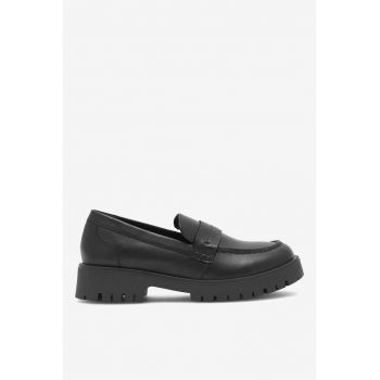 Mocasini dama  5903419772528 - Piele naturala - Negru