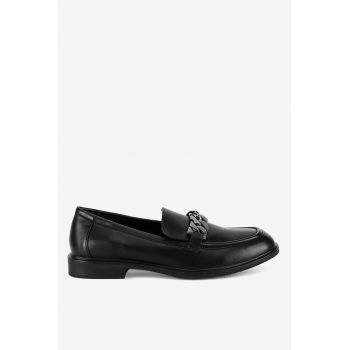 Mocasini dama  5903698028651 - Sintetic - Negru