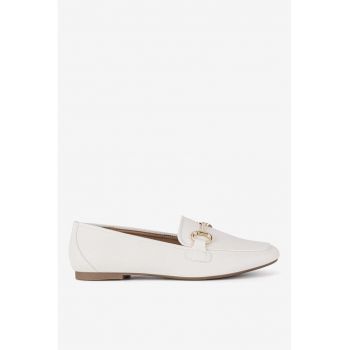 Mocasini dama  5903698046655 - Sintetic - Alb
