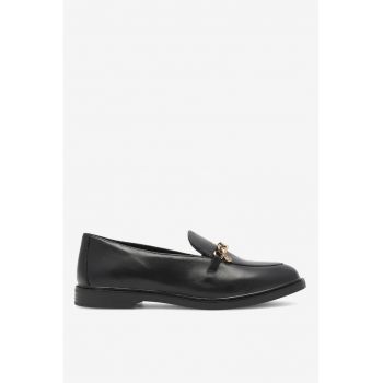 Mocasini dama  5903698055435 - Piele naturala - Negru