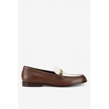 Mocasini dama  5903698599885 - Piele naturala - Maro