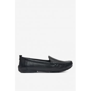 Mocasini dama  5903698700373 - Piele naturala - Negru