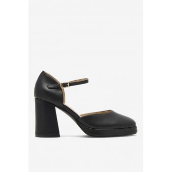 Pantofi dama  5903698031576 - Piele naturala - Negru