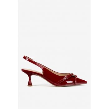 Pantofi dama  5903698117546 - Sintetic - Rosu