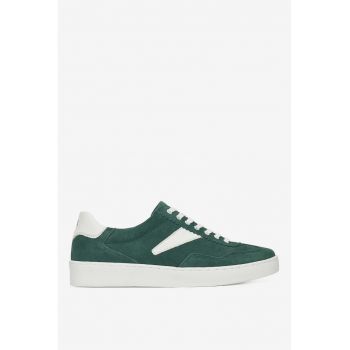 Pantofi dama  5903698177694 - Piele intoarsa - 39 EU - Verde