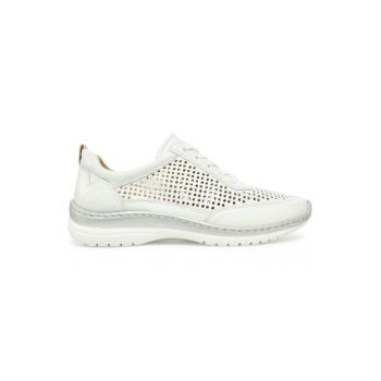 Pantofi sport dama  304664106 - Piele naturala - Alb