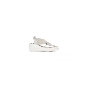 Sandale dama  305140272 - Piele naturala - Argintiu