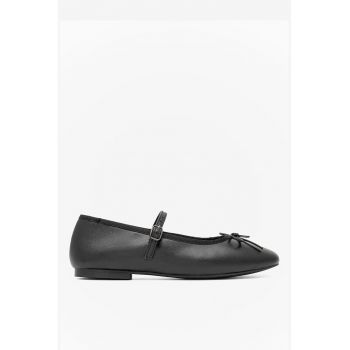 Balerini  5904862666204 - Piele naturala - Negru