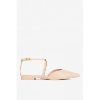 Balerini  5905588588528 - Piele naturala - Bej