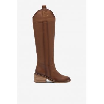 Cizme dama  5905588005049 - Piele naturala - Maro