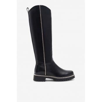 Cizme dama  5905588163640 - Sintetic - Negru