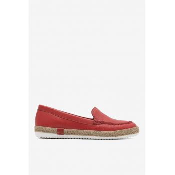 Espadrile dama  5904862504445 - Piele naturala - Rosu