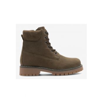 Ghete baieti  5905588139034 - Piele naturala - Verde