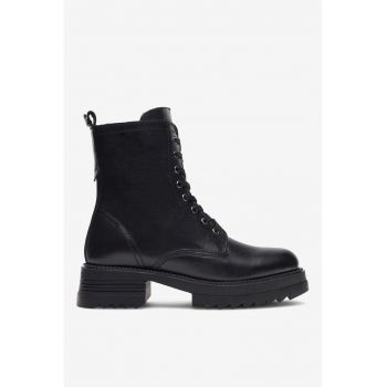 Ghete dama  5904862947471 - Piele naturala - Negru