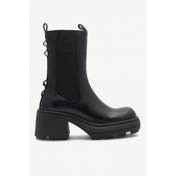 Ghete dama  5904862962788 - Piele naturala - Negru